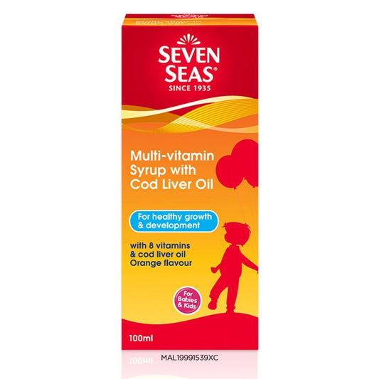 SEVEN SEAS MULTI-VITAMIN SYRUP+COD LIVER OIL 100ML