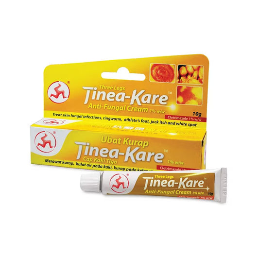 THREE LEGS TINEA-KARE ANTI-FUNGAL CREAM 1% 10G