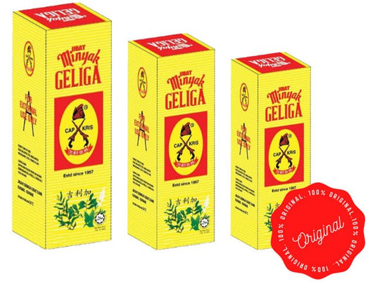 UBAT MINYAK GELIGA CAP KRIS 5ML/28ML/60ML