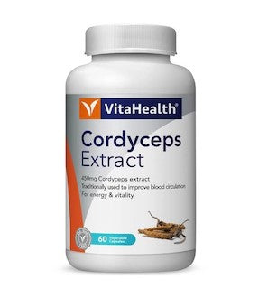 VITAHEALTH CORDYCEPS EXTRACT 60 VEG CAPSULES
