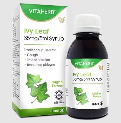 VITAHERB IVY LEAF 35MG/5ML SYRUP 100ML