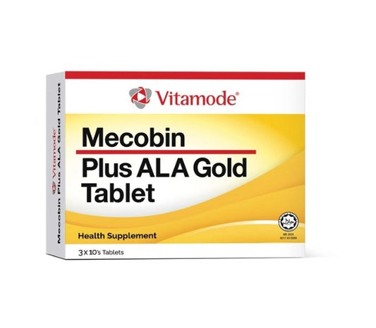 VITAMODE MECOBIN PLUS ALA GOLD 3X10 TABLETS
