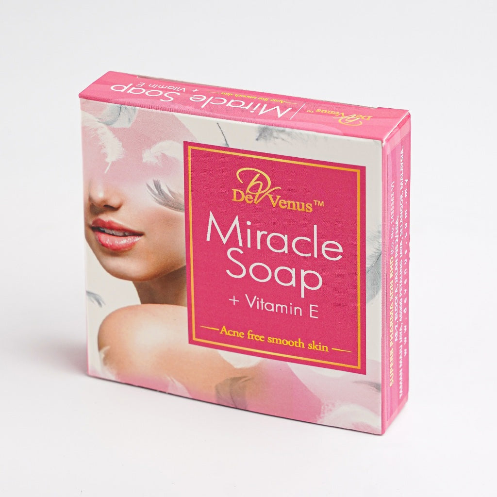 [COMBO ANTI-JERAWAT] De Venus Miracle Soap + Acne Patch + FREE RM5 Voucher!