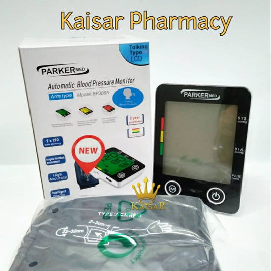 Parkermed Auto Blood Pre Monitor-Talking BP386A 2 Years Warranty