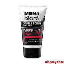 Men's Biore Double Scrub Deep Clean 50gm