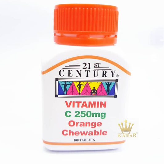 21st Century Vitamin C 250mg Orange Chew 100s