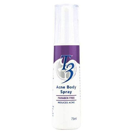 T3 Acne Body Spray 75ml