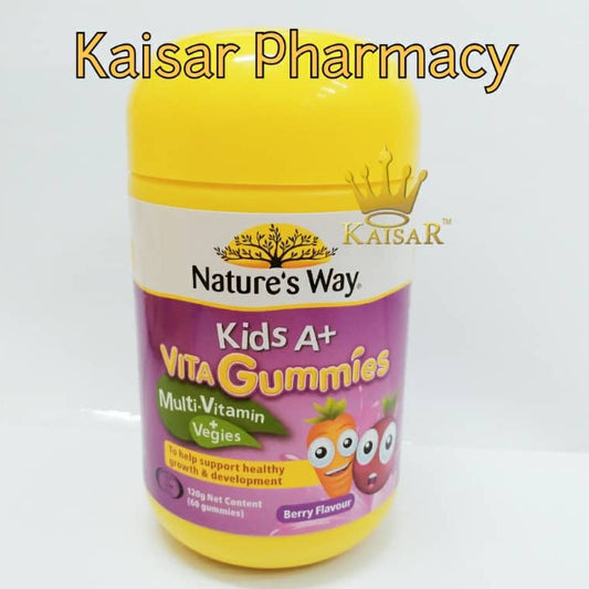 Nature's Way Kids A + Vita Gummies Berry Flav 120s