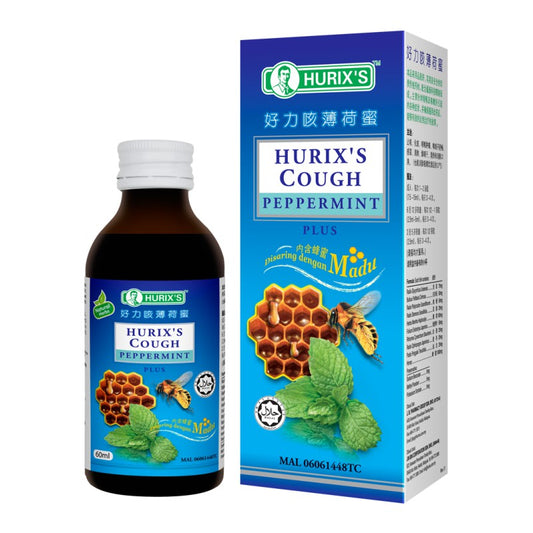 Hurix's Cough Peppermint Plus 60ml