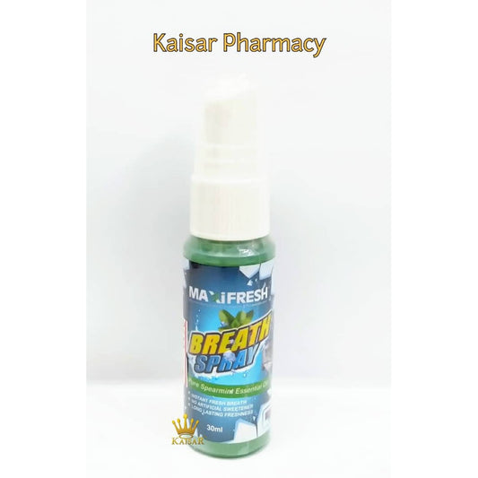 Maxifresh Breath Spray 30ml (Spearmint)