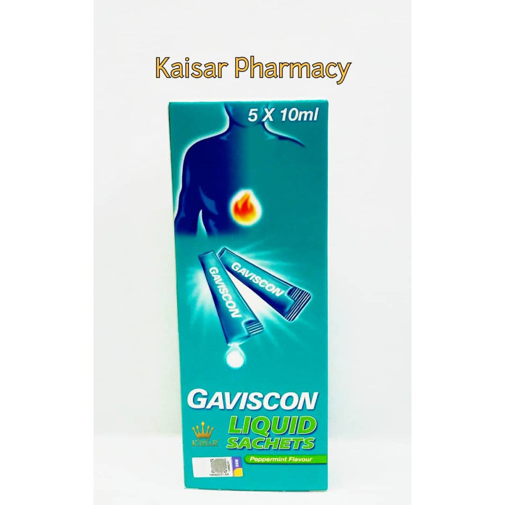 Gaviscon Liquid Peppermint 10ml x 5 sachet