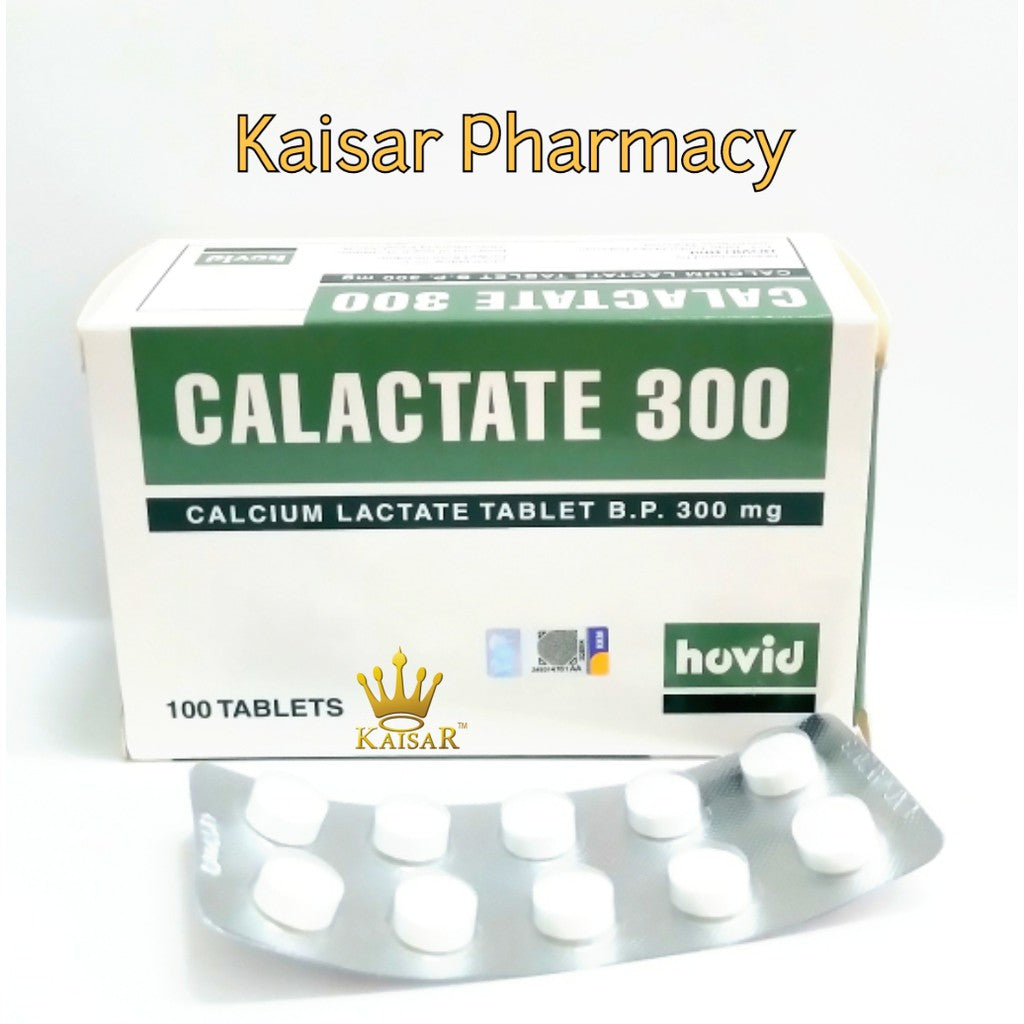 Hovid Calactate Calcium Lactate 300mg 100s