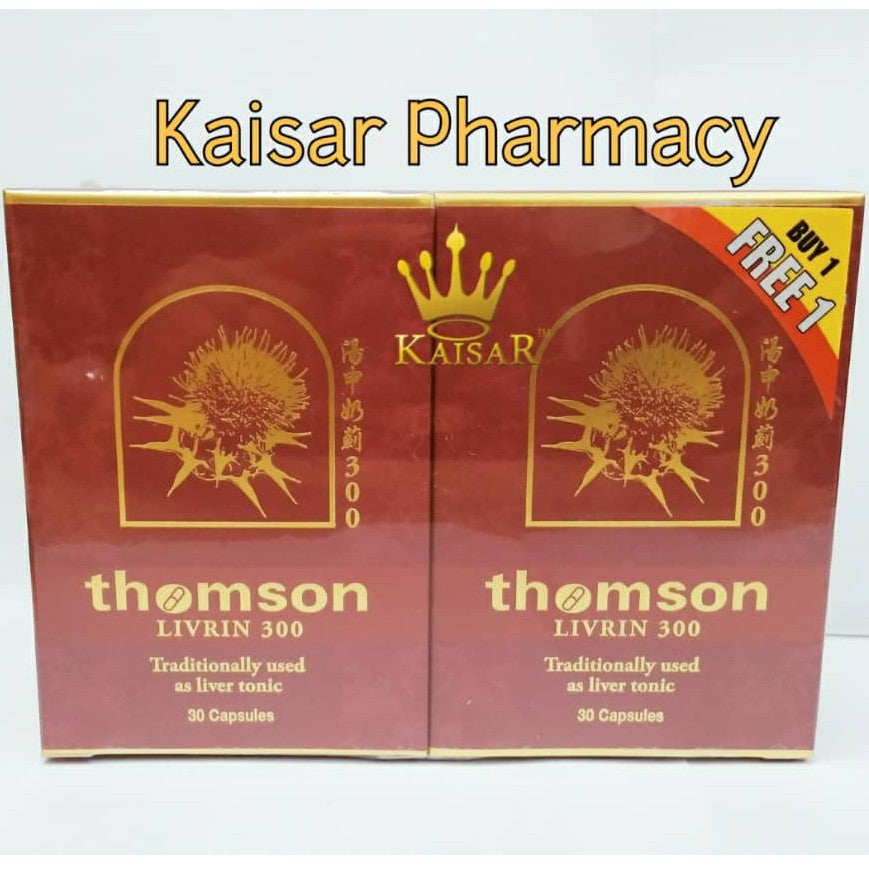 Thomson Livrin 300 30 + 30 Capsules Buy 1 Free 1