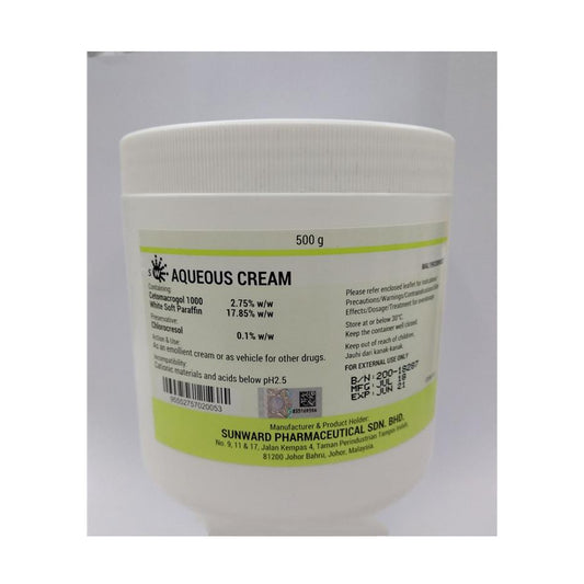 Sunward Aqueous Cream 500gm