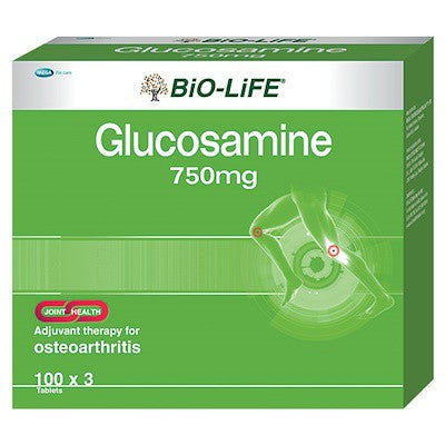 Bio-Life Glucosamine 750mg 3 X 100s