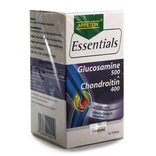 Appeton Essentials Glucosamine 500 + Chondroitin 400 60s