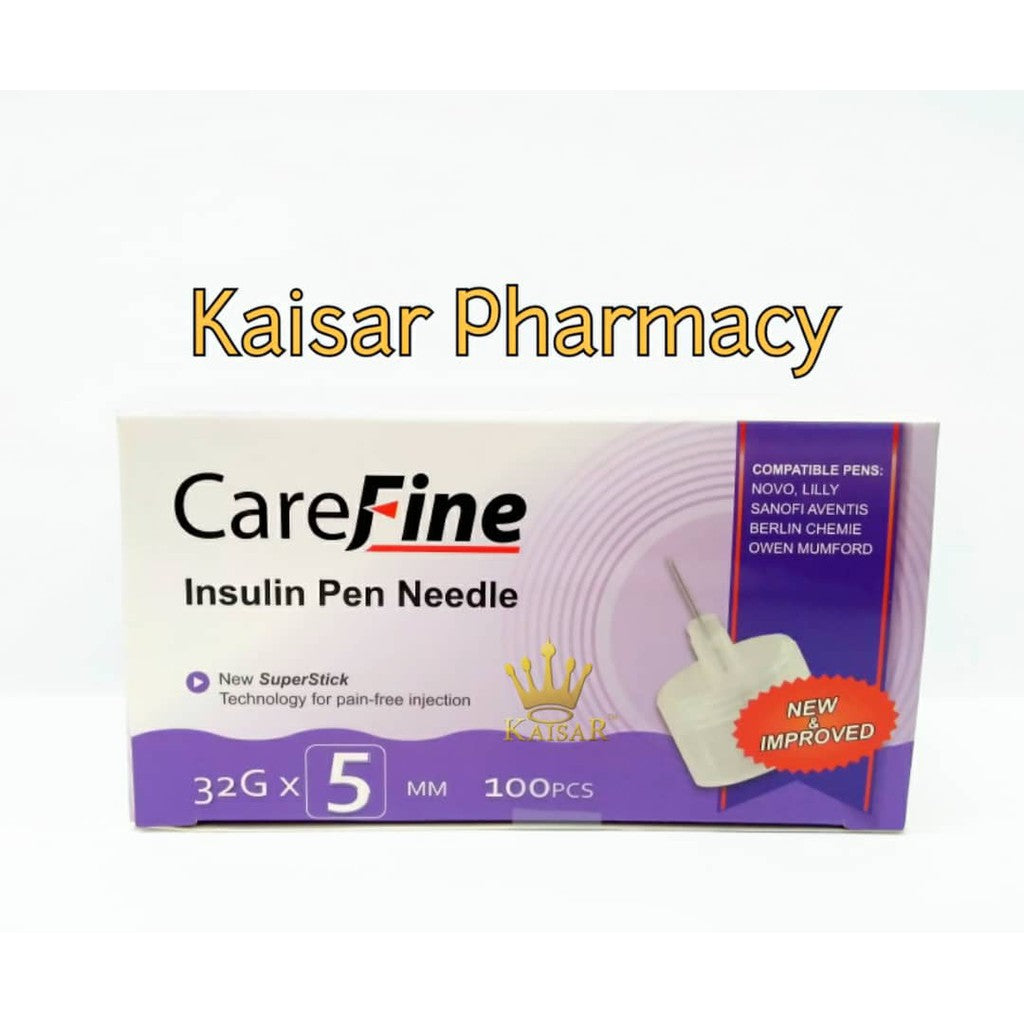 Carefine Insulin Pen Needle 32gm X 5mm