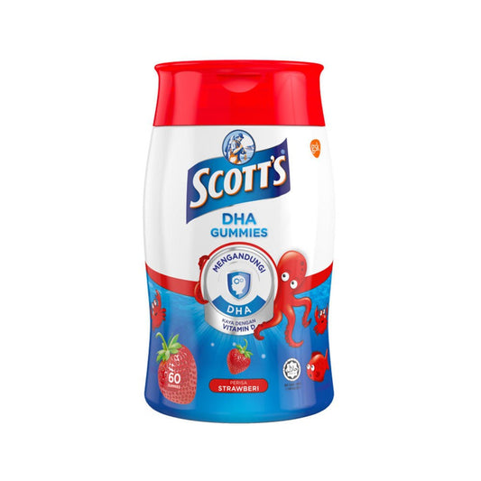 Scott's DHA Gummies Strawberry Flavour 60s