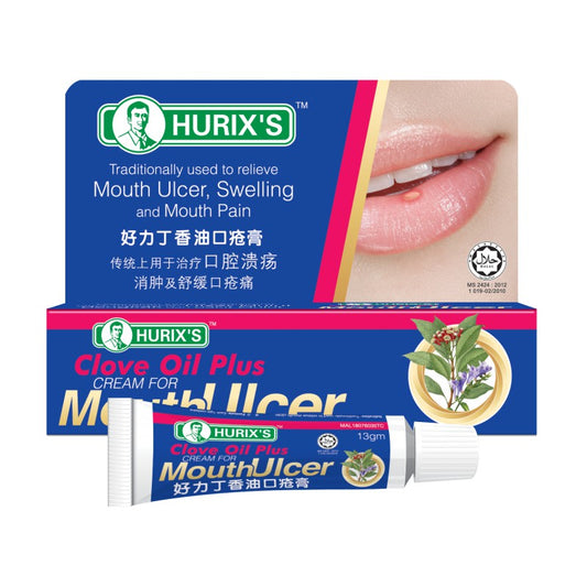 Hurix's Clove Oil Plus Cream For Mouth Ulcer 13gm