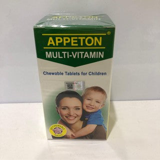 Apton Tablets Appeton Multivitamin Chewable Tablets For Children 60s – Kaisar Pharmacy