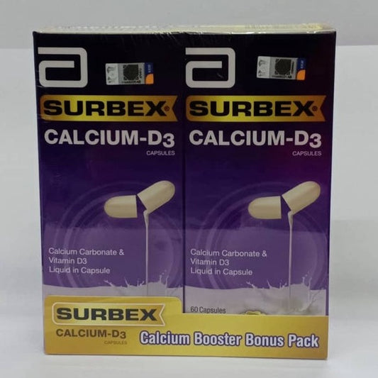 Abbott Surbex Calcium-D3 2 X 60s