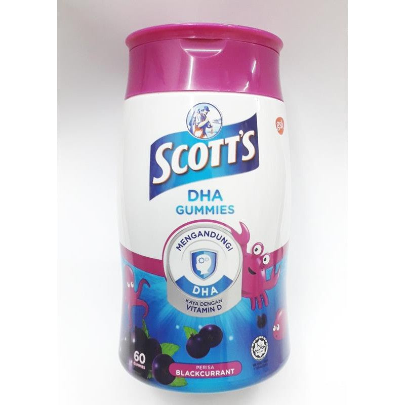 Scott's DHA Gummies Blackcurrant Flavour 60s