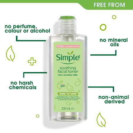 Simple Soothing Facial Toner 200ml