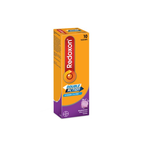 Redoxon Double Action Vitamin C & Zinc Blackcurrant Flavour 10s