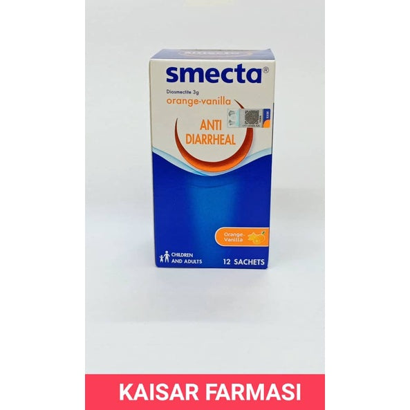 Smecta Anti Diarrheal Orange-Vanilla/12 Sachets – Kaisar Pharmacy