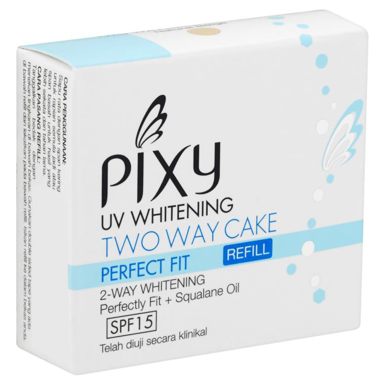 Pixy Uv Whitening Two Way Cake Nat Beige (Refill)