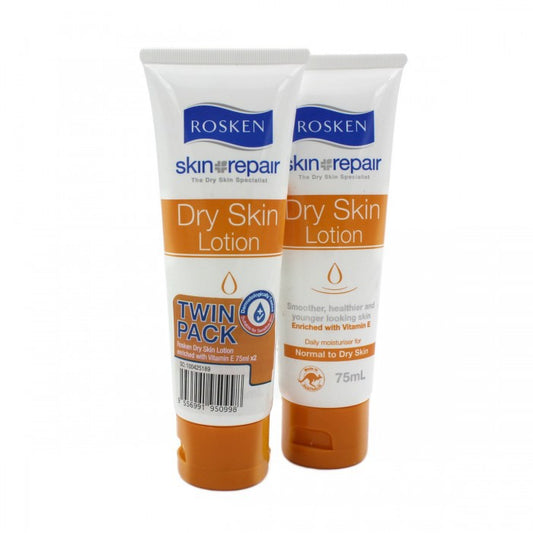 Rosken Skin Repair Dry Skin Cream 75ml X 2