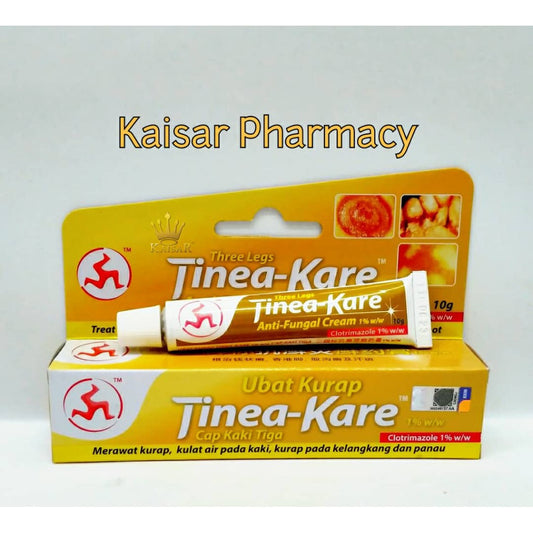 Three Leg Tinea Kare Anti Fungal Cream 1% 10g