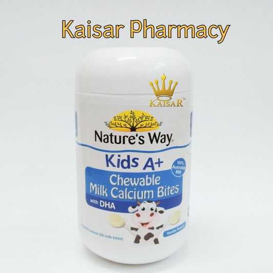 Nature's Way Kids A+ Chew Milk Calcium Bites 60s