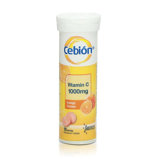 Cebion Vitamin C 1000 mg Orange Flavour 10s