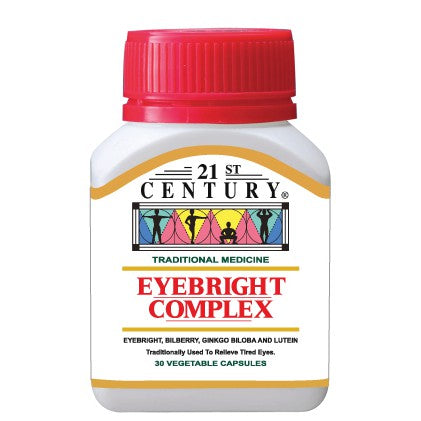 21ST Century Eyebright Complex 30 Vegetable Capsules