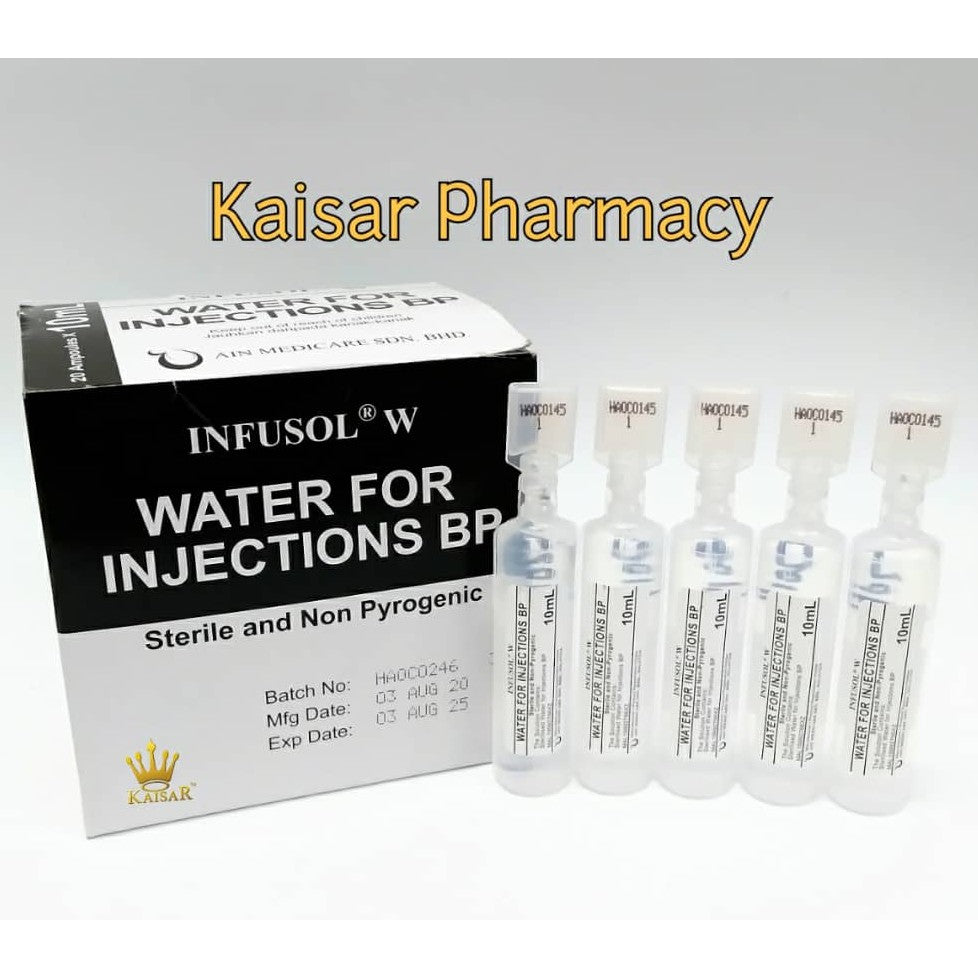 Infusol W Water For Injections BP 10ml/Per Vial