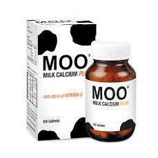 Moo Milk Calcium Plus Vit D 200iu 30s