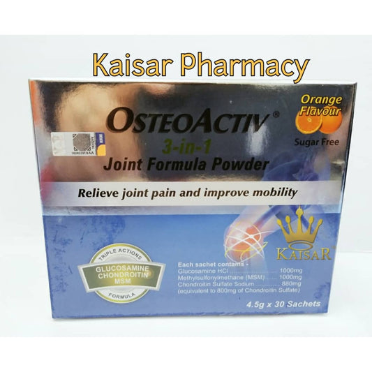 Osteoactiv 3-In-1 Glucosamine Chondroitin MSM