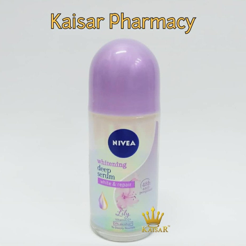 Nivea Whitening Deep Serum Lily Roll On 50ml