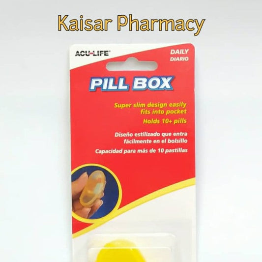 ACU-Life Pill Box Daily (Kidney Shaped)