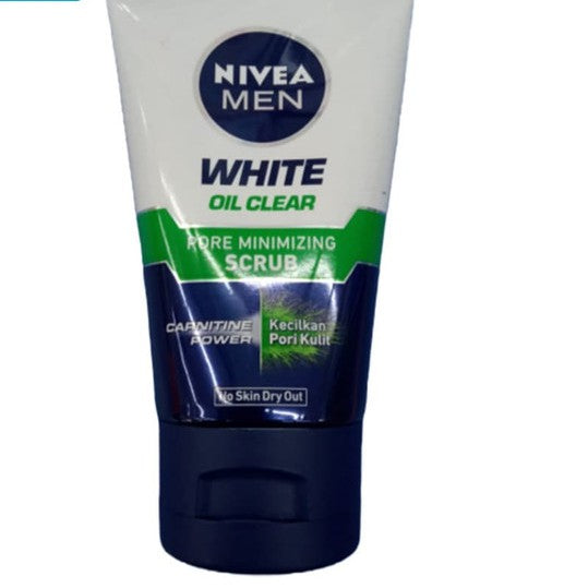 Nivea Men Whitening Acne Oil Control Facial Scrub 100G