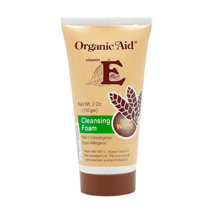 Organic Aid Vit E Cleansing Foam 4oz/110gm