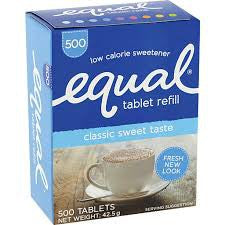 Equal Tablets Refill 500s
