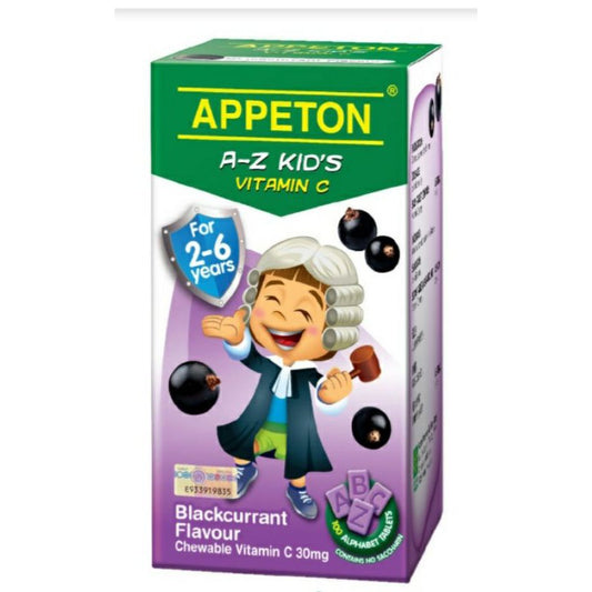 Appeton A-Z Vitaminc For 2-6 Years