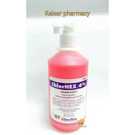 Steriline Chlorhex 4% Antiseptic Solution 500ml