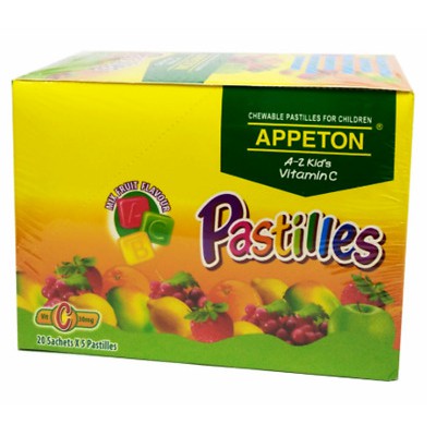 Appeton A-Z Kid's Vitamin C Pastilles 20s X 5