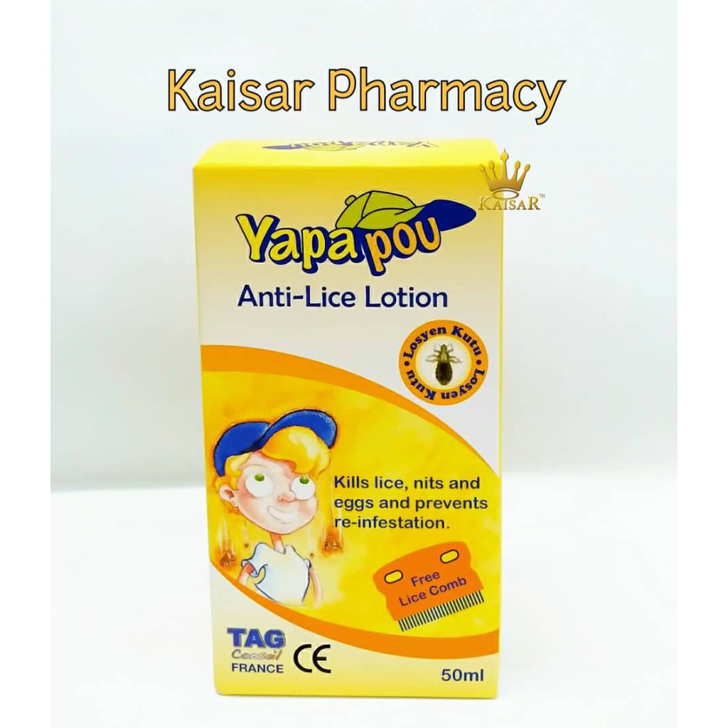 Yapapou Anti-Lice Lotion FOC Comb 50ml