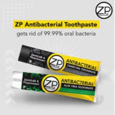 ZP Antibacterial Charcoal Toothpaste 120gm