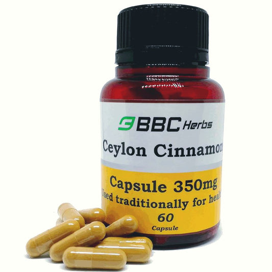 BBC Herbs Ceylon Cinnamon 350mg 80s