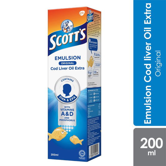 Scott's Emulsion Original Cod Liver Oil 200ml